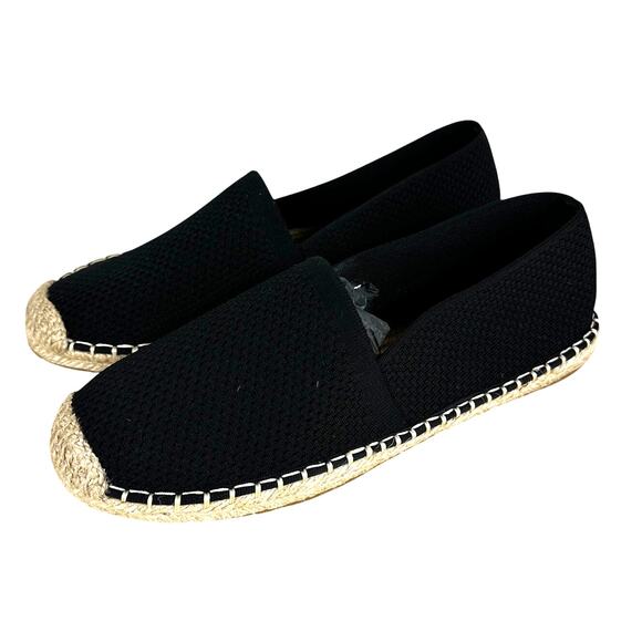 Eileen Fisher Live Slip On Espadrill Black Flats Women's Sz 7.5 New Without Box - Picture 4 of 8